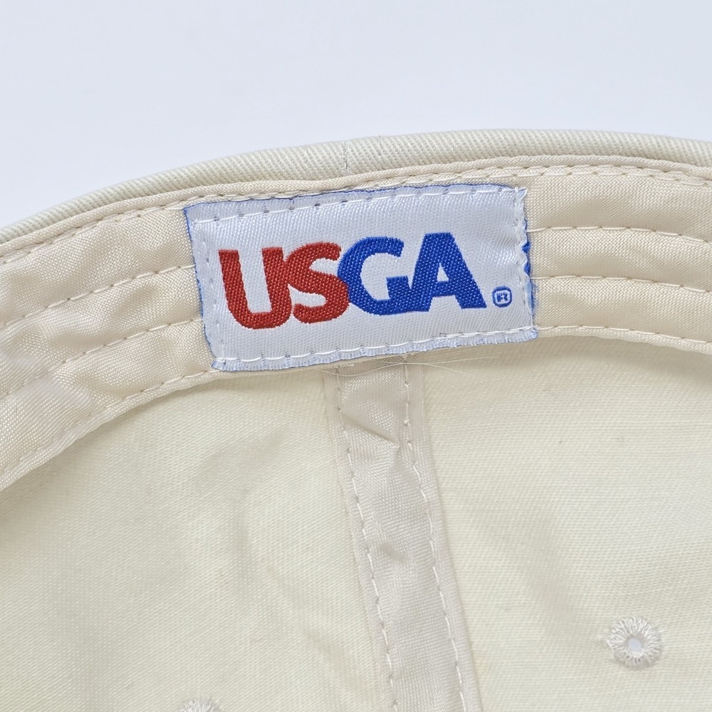 USGA 2006 U.S. Open Winged Foot Golf Hat Mens Beige Adjustable Member Cap - Picture 10 of 10